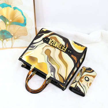 Martina Elara Tote Gold